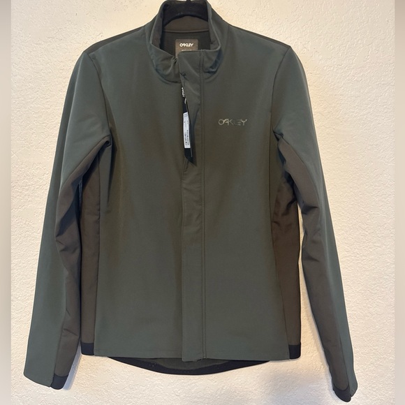 OAKLEY Men’s Elements Thermal RC Performance Jacket Dark Brush (Green) NEW